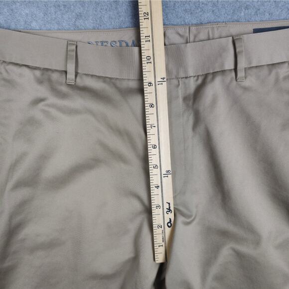 Bonobos 35x32 Beige Wednesday Slim Chino Flat Front Dress Pants - Picture 16 of 16